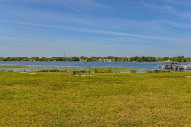 property view of water