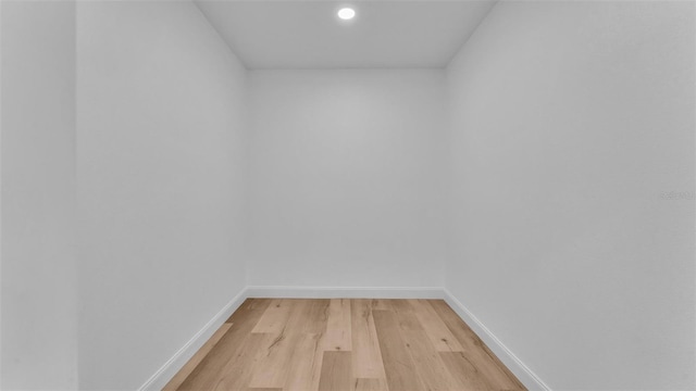 interior space featuring light wood finished floors
