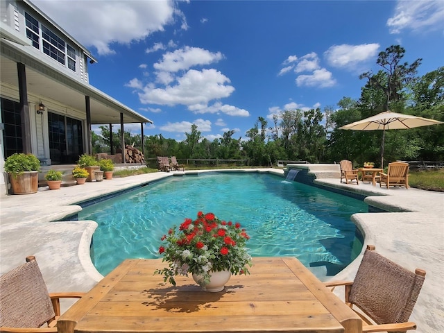 8922 Pritcher Rd, Lithia, FL 33547 - outdoor pool with a patio
