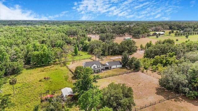 8922 Pritcher Rd, Lithia, FL 33547 - overview of rural landscape featuring a heavily wooded area