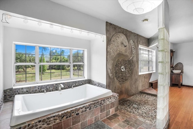 8922 Pritcher Rd, Lithia, FL 33547 - bathroom with a bath and walk in shower