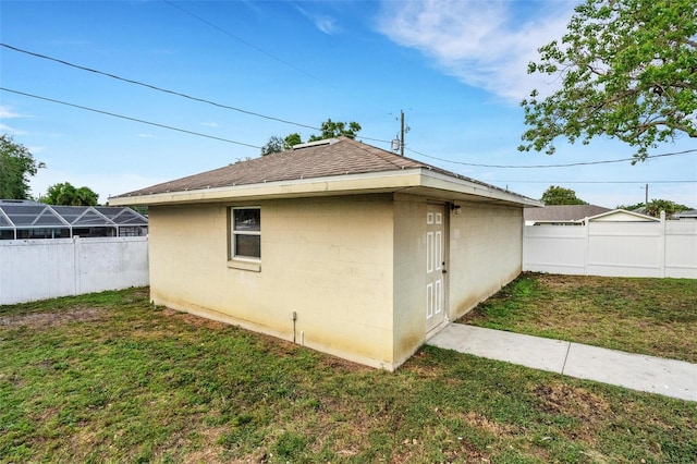 202 Saint Lucie Rd, Winter Haven, FL 33884 - view of property exterior with roof with shingles and concrete block siding