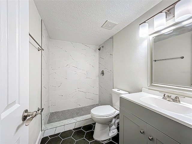 2042 Windward Pass, Lakeland, FL 33813 - bathroom with vanity, visible vents, toilet, and a shower stall