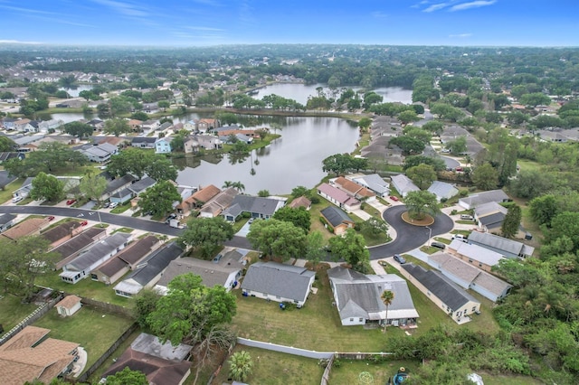 2042 Windward Pass, Lakeland, FL 33813 - aerial view featuring a residential view and a water view