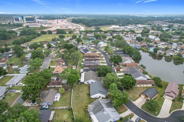 2042 Windward Pass, Lakeland, FL 33813 - aerial view with a water view and a residential view