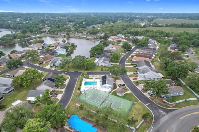 2042 Windward Pass, Lakeland, FL 33813 - aerial view with a residential view and a water view