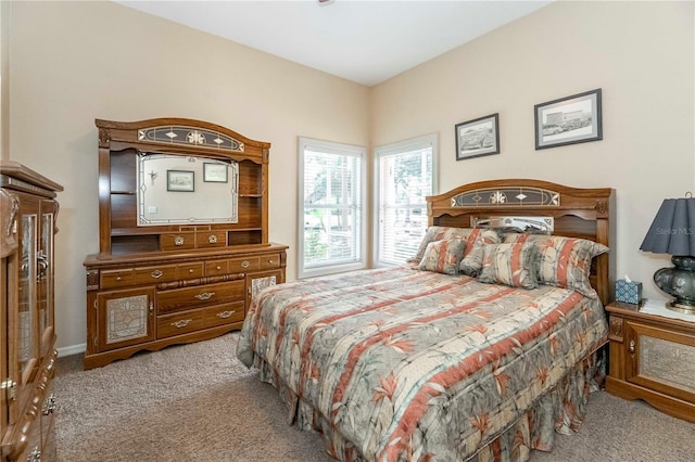 bedroom with carpet flooring