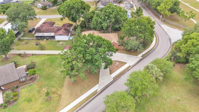 drone / aerial view featuring a residential view