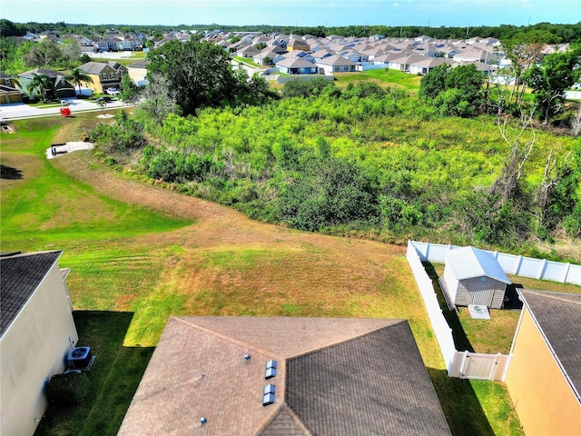 birds eye view of property featuring a residential view