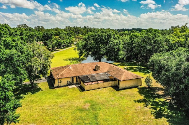 4101 N Forbes Rd, Plant City, FL 33565 - view from above of property featuring a heavily wooded area