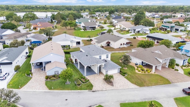1062 Rally Dr, Polk City, FL 33868 - bird's eye view featuring a residential view