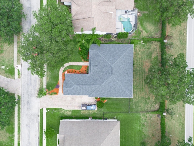 3300 Hawks Ridge Dr, Lakeland, FL 33810 - drone / aerial view of a pool