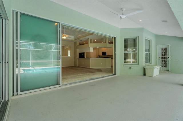 12301 Jim Edwards Rd, Haines City, FL 33844 - view of patio featuring ceiling fan