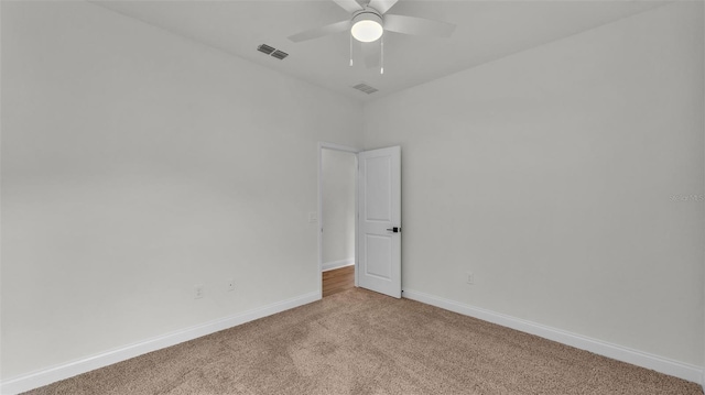 505 Shanklin Ave, Bartow, FL 33830 - spare room featuring light carpet and a ceiling fan