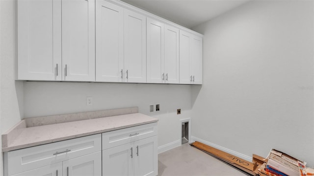505 Shanklin Ave, Bartow, FL 33830 - washroom featuring cabinet space, electric dryer hookup, and washer hookup