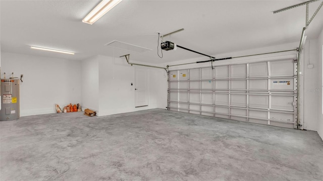 803 Allison Pl, Bartow, FL 33830 - garage featuring water heater and a garage door opener