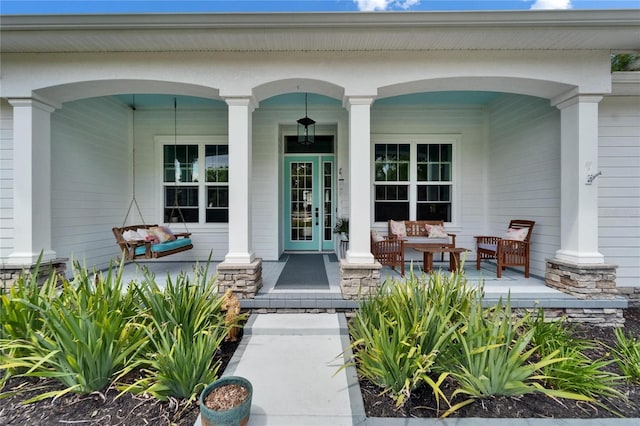 9004 Selph Rd, Lakeland, FL 33810 - doorway to property with a porch