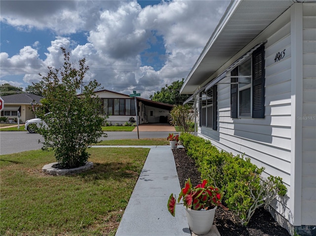 view of yard