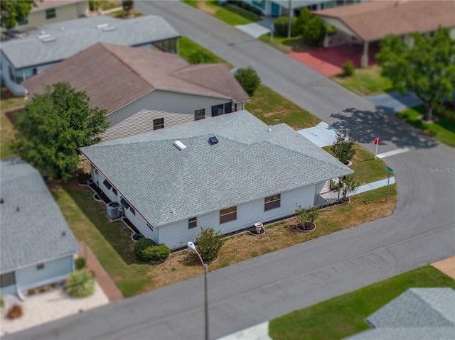 aerial view featuring a residential view