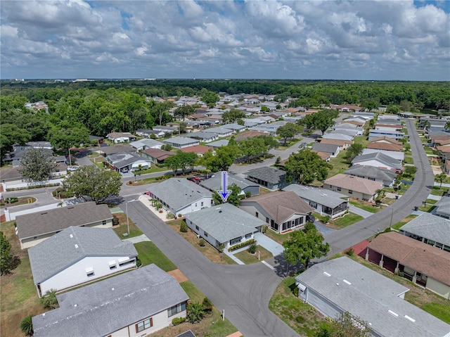 drone / aerial view featuring a residential view