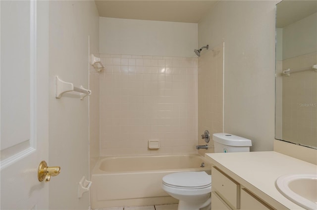6315 Conductor Ct, Lakeland, FL 33813 - bathroom with bathing tub / shower combination, vanity, and toilet