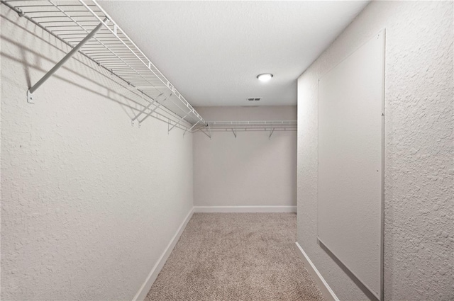 1502 Edgewater Beach Dr, Lakeland, FL 33805 - walk in closet with visible vents and carpet flooring