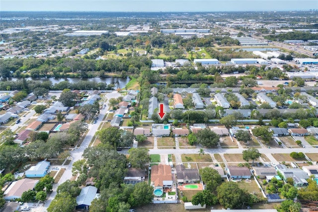 13032 Cumberland Dr, Largo, FL 33773 - aerial view featuring a residential view and a water view