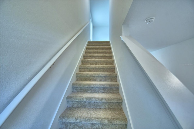 view of stairs