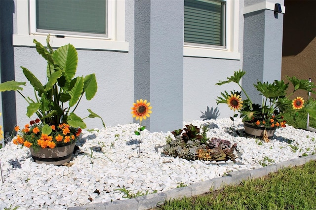 details with stucco siding