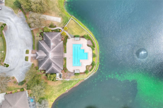 7779 Lake James Blvd, Lakeland, FL 33810 - bird's eye view of a pool area