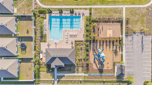 drone / aerial view