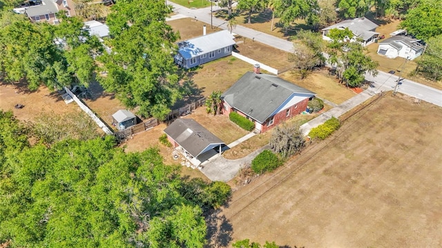bird's eye view featuring a residential view