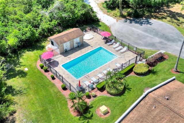 drone / aerial view