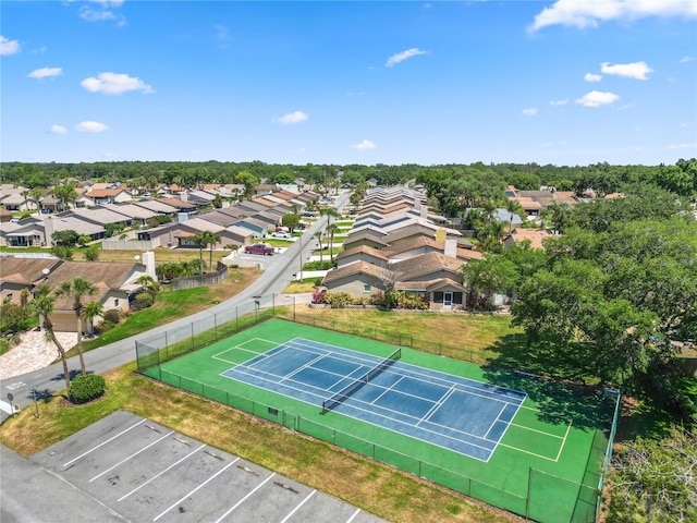 aerial view featuring a residential view