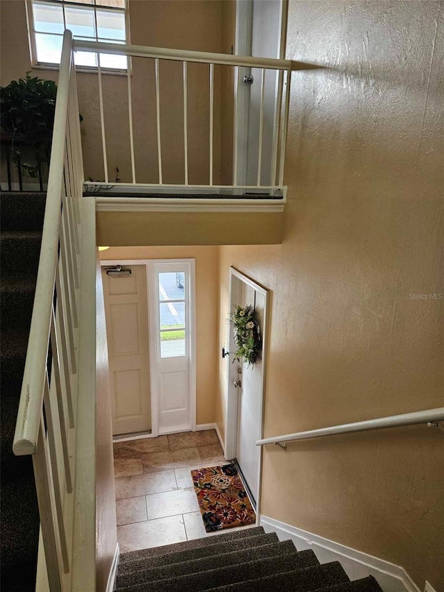 view of staircase