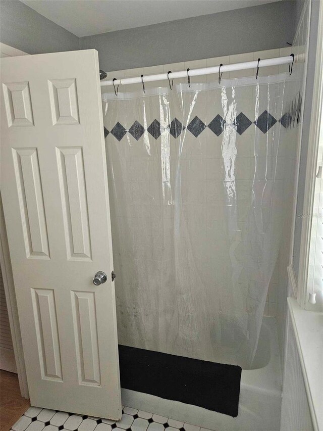 bathroom featuring tile patterned floors