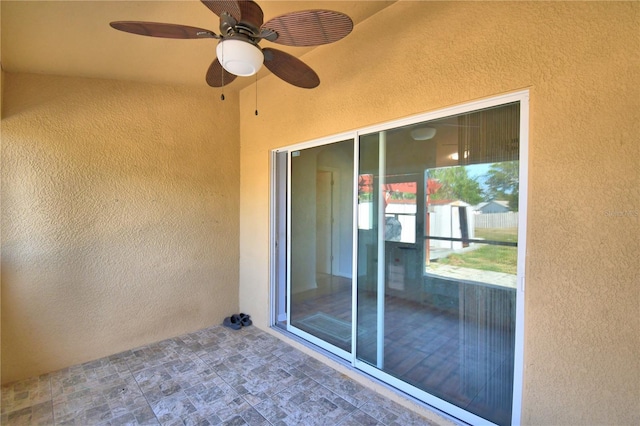 3684 Madbury Cir, Lakeland, FL 33810 - view of patio with ceiling fan