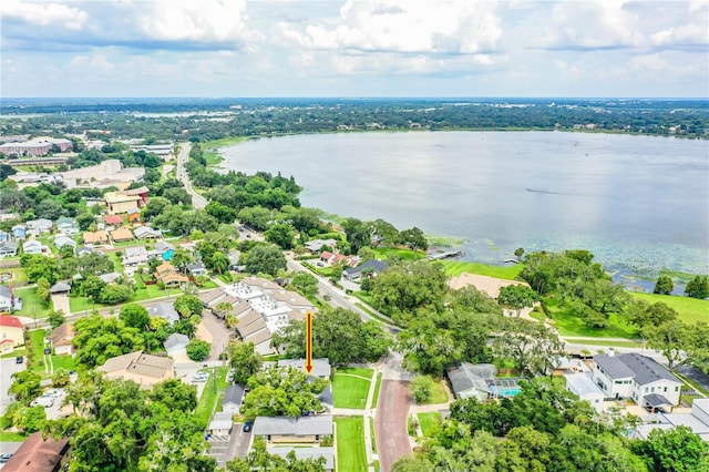 422 E Belmar St, Lakeland, FL 33803 - aerial view with a residential view and a water view