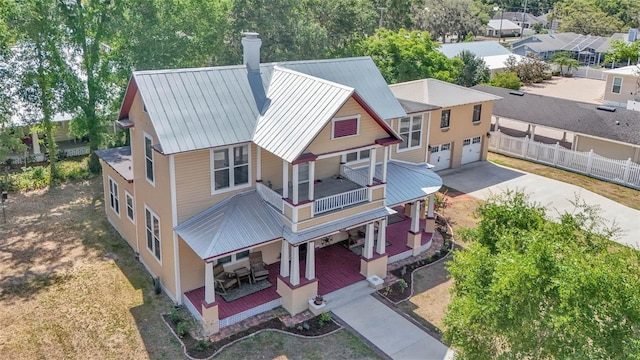 410 S Broadway Ave, Bartow, FL 33830 - drone / aerial view