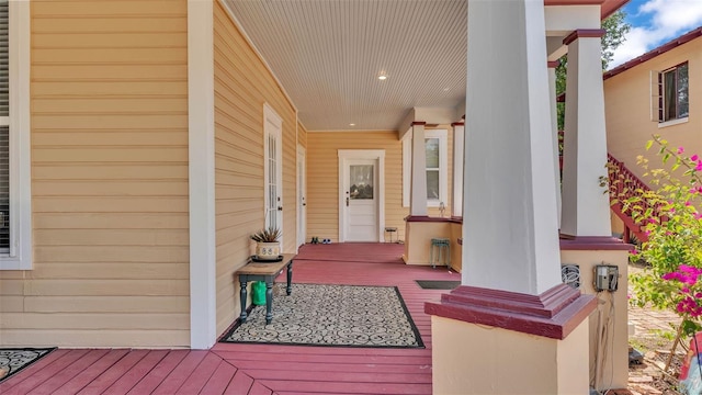 410 S Broadway Ave, Bartow, FL 33830 - view of wooden terrace