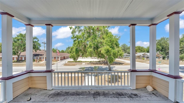 410 S Broadway Ave, Bartow, FL 33830 - view of patio with a residential view and covered porch