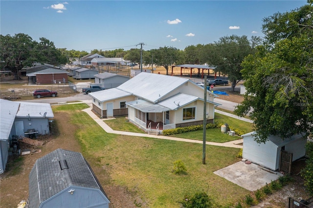 drone / aerial view