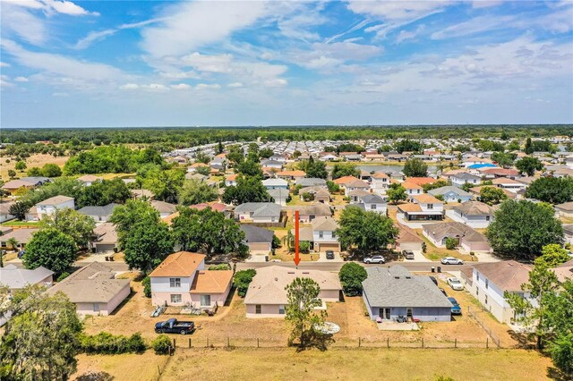 drone / aerial view featuring a residential view