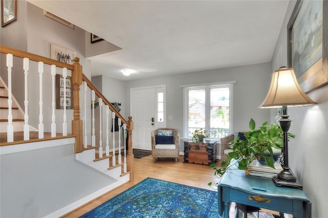 4116 4th Ave NE, Bradenton, FL 34208 - entryway featuring stairs and wood finished floors