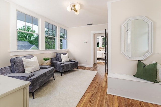746 Mississippi Ave, Lakeland, FL 33801 - interior space with visible vents, baseboards, and light wood-style floors