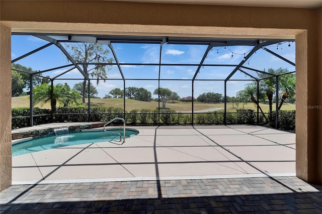 1295 Osprey Landing Dr, Lakeland, FL 33813 - pool with a lanai and a patio area