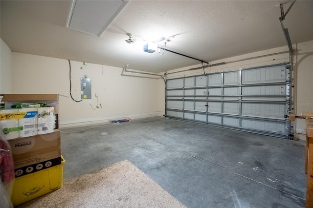 2933 Blackwater Oaks Dr, Mulberry, FL 33860 - garage featuring a garage door opener and electric panel