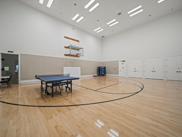 view of basketball court with community basketball court