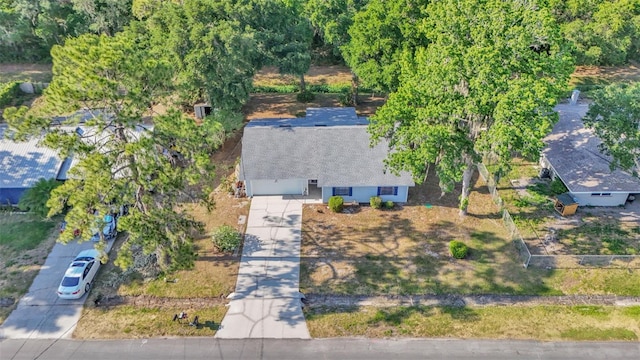 drone / aerial view