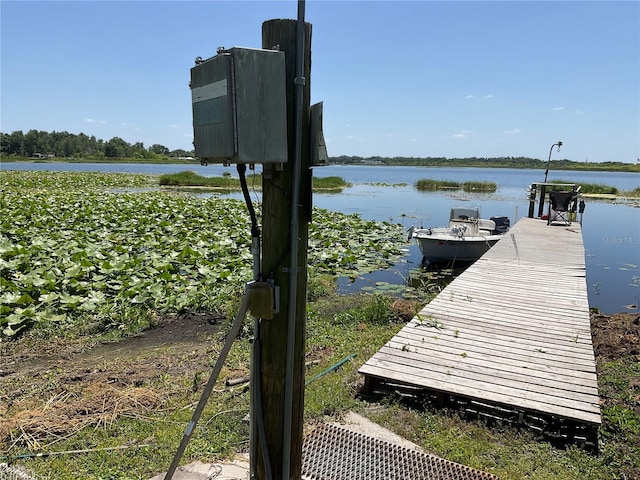 427 Longfellow Blvd, Lakeland, FL 33801 - view of dock with a water view